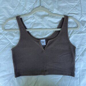 Aritzia Waffle Notch Tank Top (TNA)
